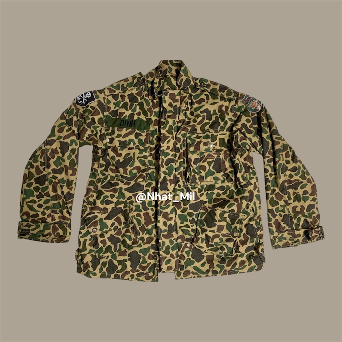 French Para TAP 47/52 Jacket ARVN Camo – Customize order - Image 7
