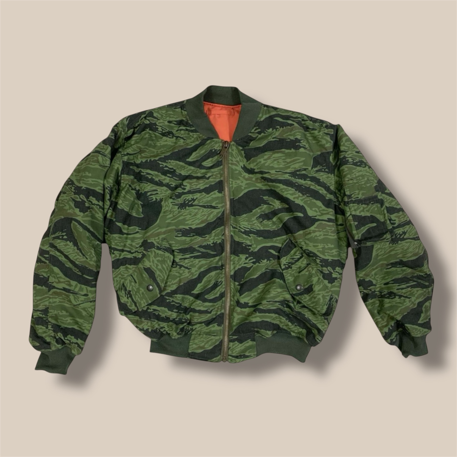 Pilot Bomber Jacket – Camo Customize order - Image 3